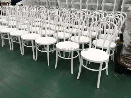 Hot Sale Simple Plastic Garden Patio Thonet Dining Chair