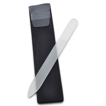 Crystal Glass Nail File, Made of Tempered Glass, Ideal for Promotional Gifts