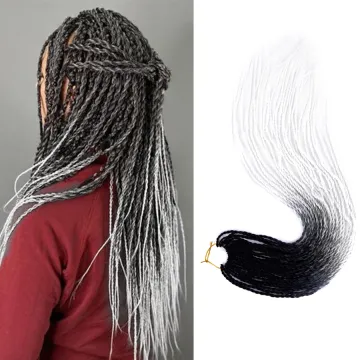 AliLeader 24" Jumbo Color Senegal Rope Twist Pretwisted Senegalese Crochet Hair Extension Micro Senegalese Twist Braid