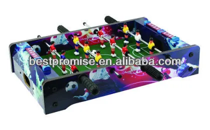 Table top football with design on board foosball soccer table / kicker football table