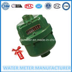 Green Color Painting Volumetric Water Meter Dn15-25mm