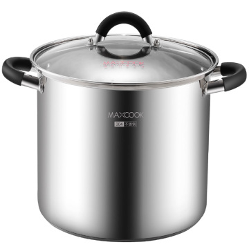 2024 Maxcook 26cm Stainless Steel Soup & Stock Pot with Silicone Handles