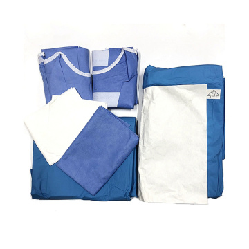Cesarean Section Surgical Drape Pack CE Approved