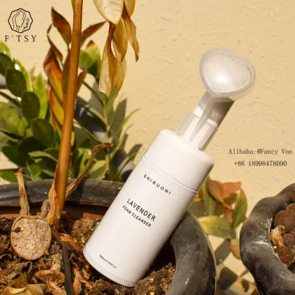 Private Label Natural Organic Lavender Extract Facial Foam Cleanser Calm Moisturizing Facial Cleanser (new)