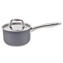 2 quart saucepan induction stock pot gray color