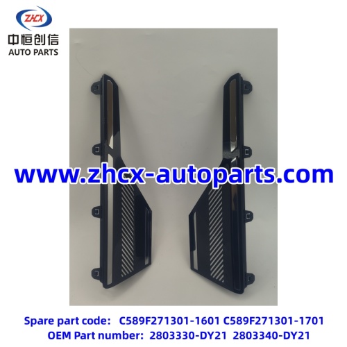 Pokrytí mlhové lampy pro Changan Qiyuan A05