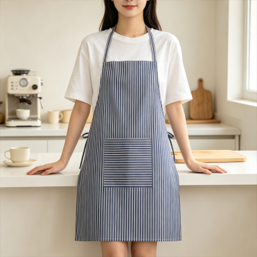 Vertical‑Strap Simple Everyday Kitchen Apron