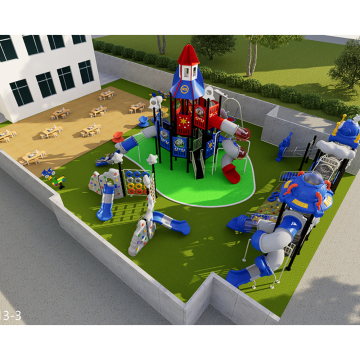Custom Outdoor Amusement Park Play Set Design and Plan for Kids and Kindergartens