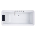 Moderna vasca da bagno freestanding in acrilico bianco