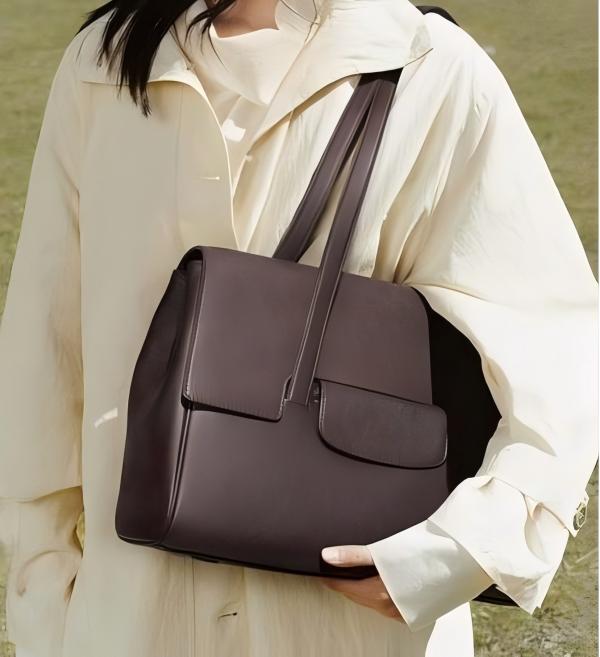 女性用のスタイリッシュな大容量の革のバッグ Stylish Large Capacity Leather Bag for Ladies