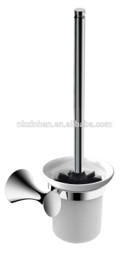 Chrome plating,wall mounted, Bathroom accessores brass toilet brush holder