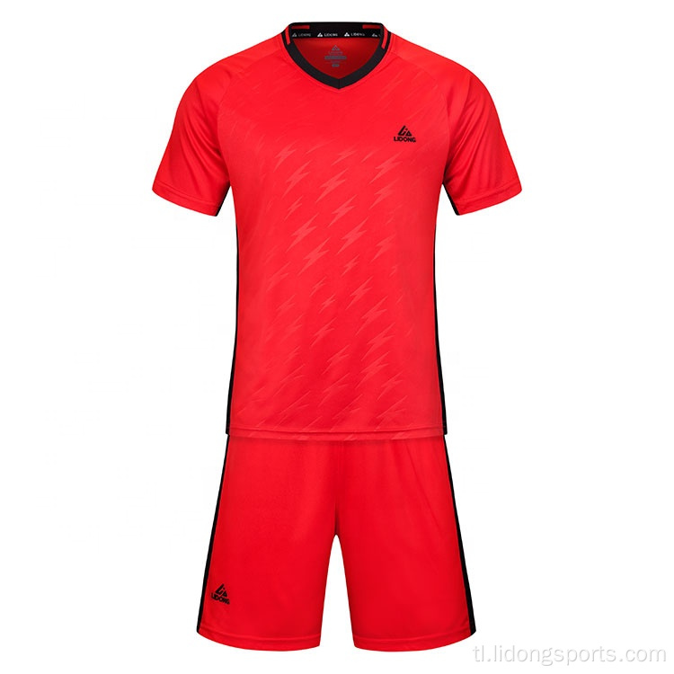 Ang OEM Soccer Training Suit ay may mataas na kalidad na mga jersey ng football