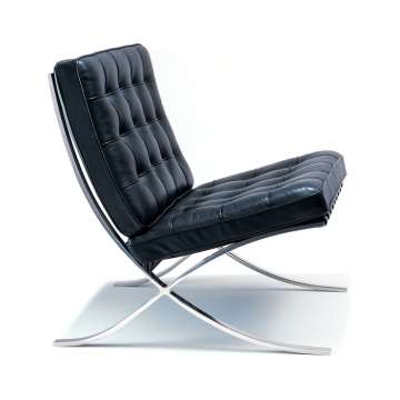 Modern Barcelona Chair in italian leather