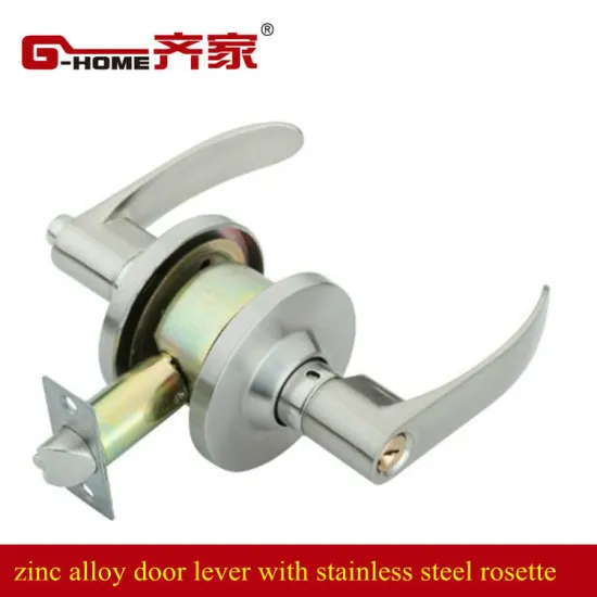 tubular lock with zinc alloy lever