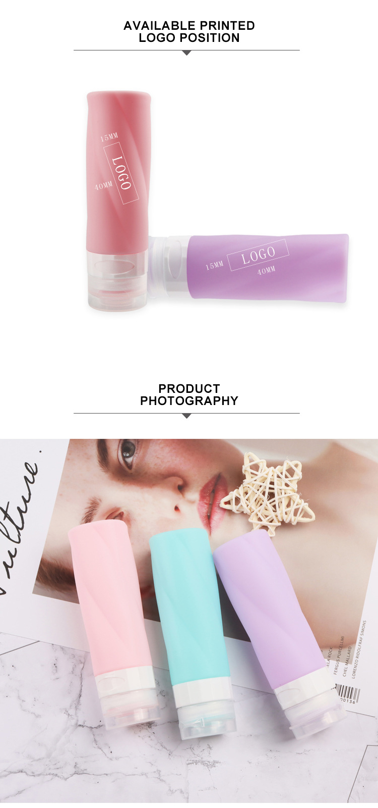 travel silicone bottle MFZ-N009