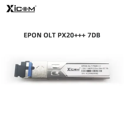 XICOM EPON OTL PX20 1.25G SFP for 20km, Compatible with TP-Link, Ubiquiti, and HIOSO