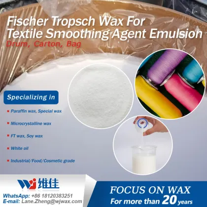 Fischer Tropsch Wax For Textile Smoothing Agent Emulsion