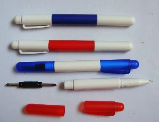 pen shape mini screwdriver set with clips