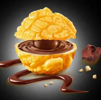 Automatic caramelizer chocolate popcorn coating machine
