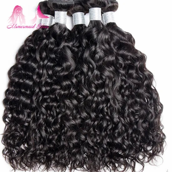 Wholesale Black Hair Products, High Quality Brazilian Hair Water Wave Hair Extensions Bundles