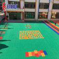 kindergarten floor children playground field tile