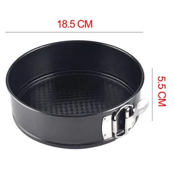 Non-Stick Coating Carbon Steel Tart Pan Round Baking Tool