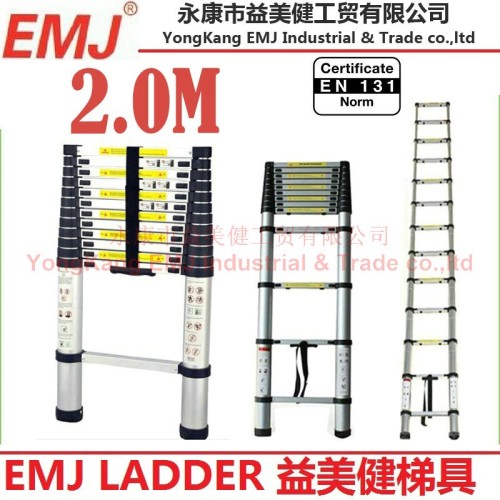 2m Single Telescopic ladder auminium ladder price ladder telescopic