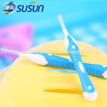 between teeth brush teeth slit cleaning