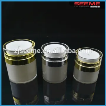 new airless cream jar plastic airless comsetic jar 15ml 30ml 50ml