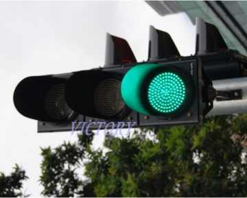 Solar Panel Traffic Light, Construction Traffic Safety Light