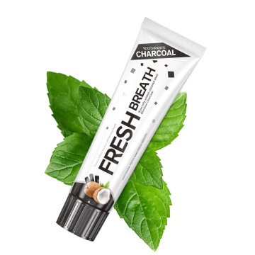 Customized Natural Teeth Whitening Toothpaste with Coconut, Black Bamboo Charcoal