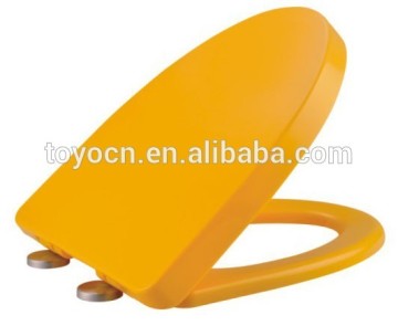 yellow color toilet seat cover