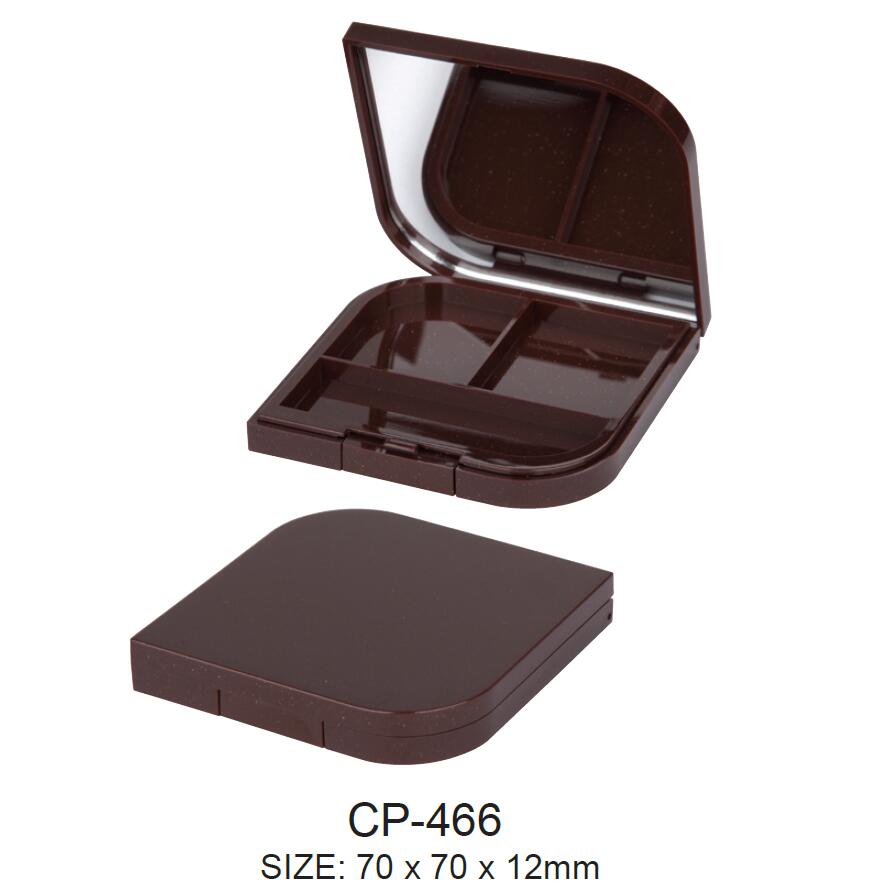 Square Cosmetic Eyeshadow Case With Mirror