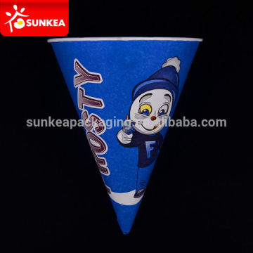 Custom logo printed 6oz disposable cone paper cup                        
                                                Quality Choice
