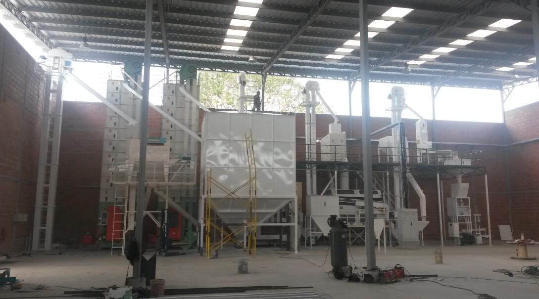 paddy seed processing line in Ecuador 2