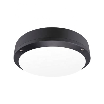 Siyah IP65 Nem geçirmez Yuvarlak Tavan Işığı - Flicker Free 220mm