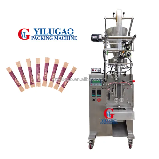 Full Automatic Filling Packing Machine for 5G Sugar, Stevia Powder, and Coffee Sweeteners in Paper Sachets