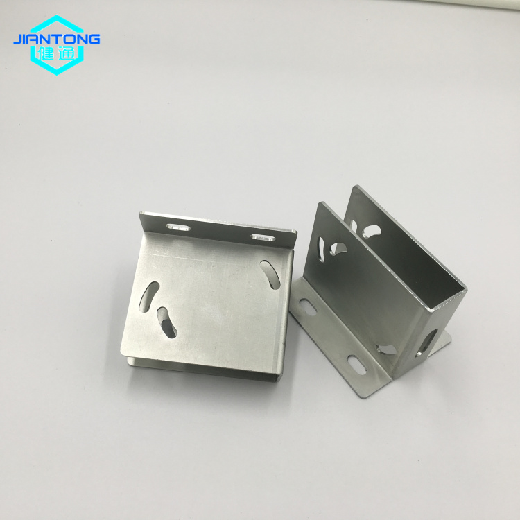 zinc plated sheet metal bracket stamping bending parts (3)