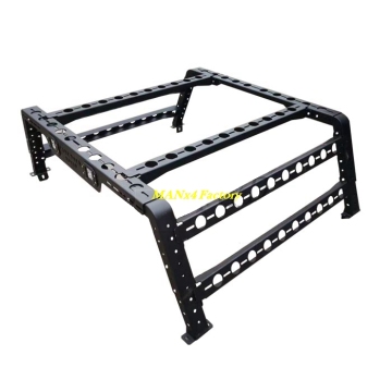 Manx4 Universal Adjustable Roll Bar Bed Rack for Pickup Trucks