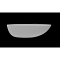 Lavabo da appoggio in fusione minerale WB0026 (acrilico puro) -matto bianco-550x353x142mm