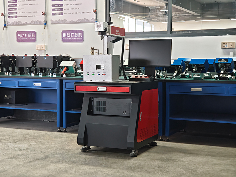 Automatic laser nameplate delivery