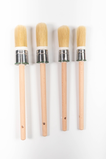 synthetic bristle round paint brushes