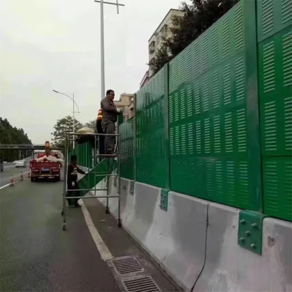Sound Absorbing Road Noise Barrier Fence