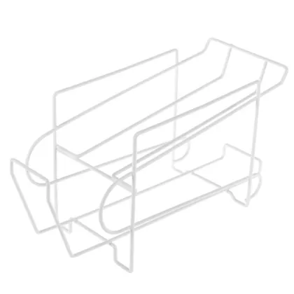 Refrigerator can roll storage rack double deck