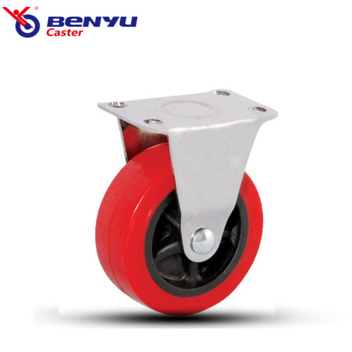 Light Duty Rigid Polyurethane Furniture Wheels Casters