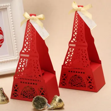 Wedding favor candy paper box