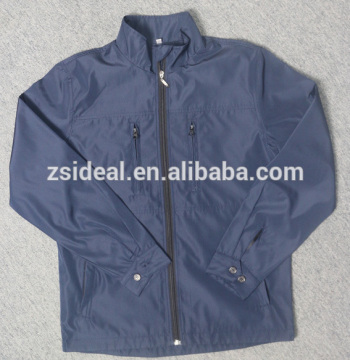 2015 microfiber polyester uniform jacket made in China