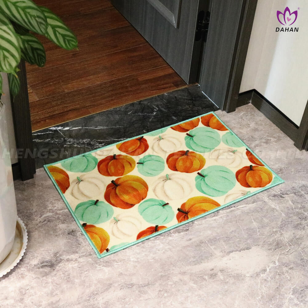 1724 Harvest Festival Printed Waterproof And Non Slip Ground Mat 1