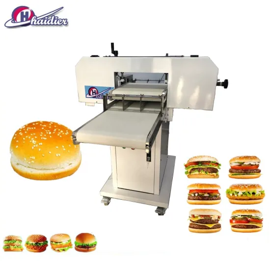 Automatic Bread Cutting Hamburger Slicer Machine