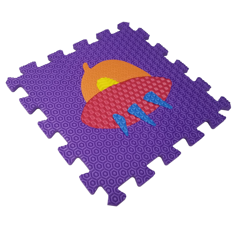 Melors Puzzle Play Mat Flooring Mats for Kids with Traffic Shapes Pop-Out